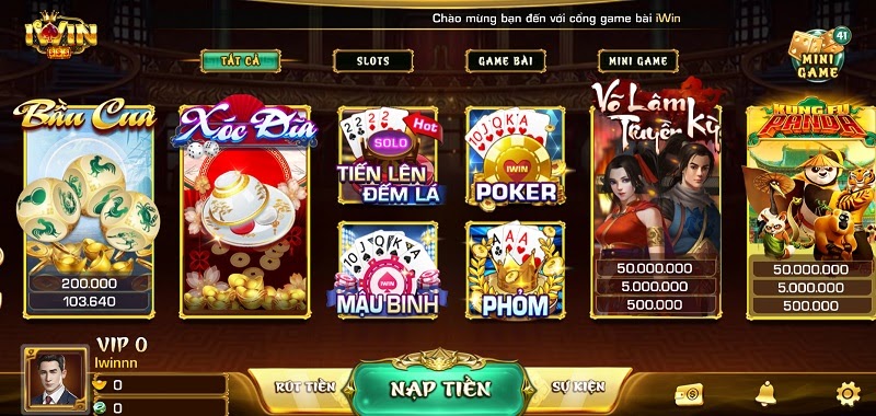 Cổng game bài ăn tiền Iwin club có đáng chơi không?