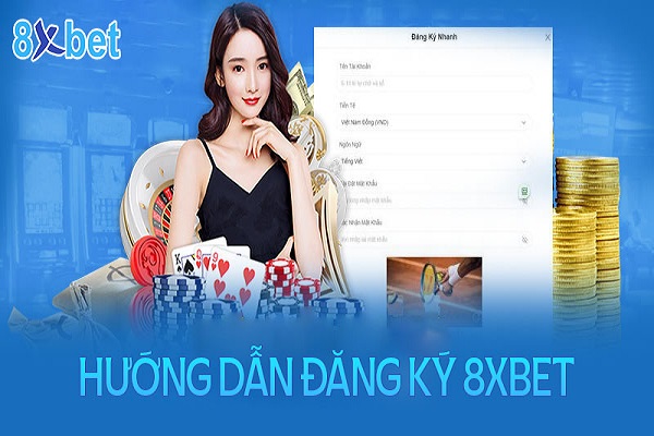 cách đăng ký tài khoản tại 8xbet